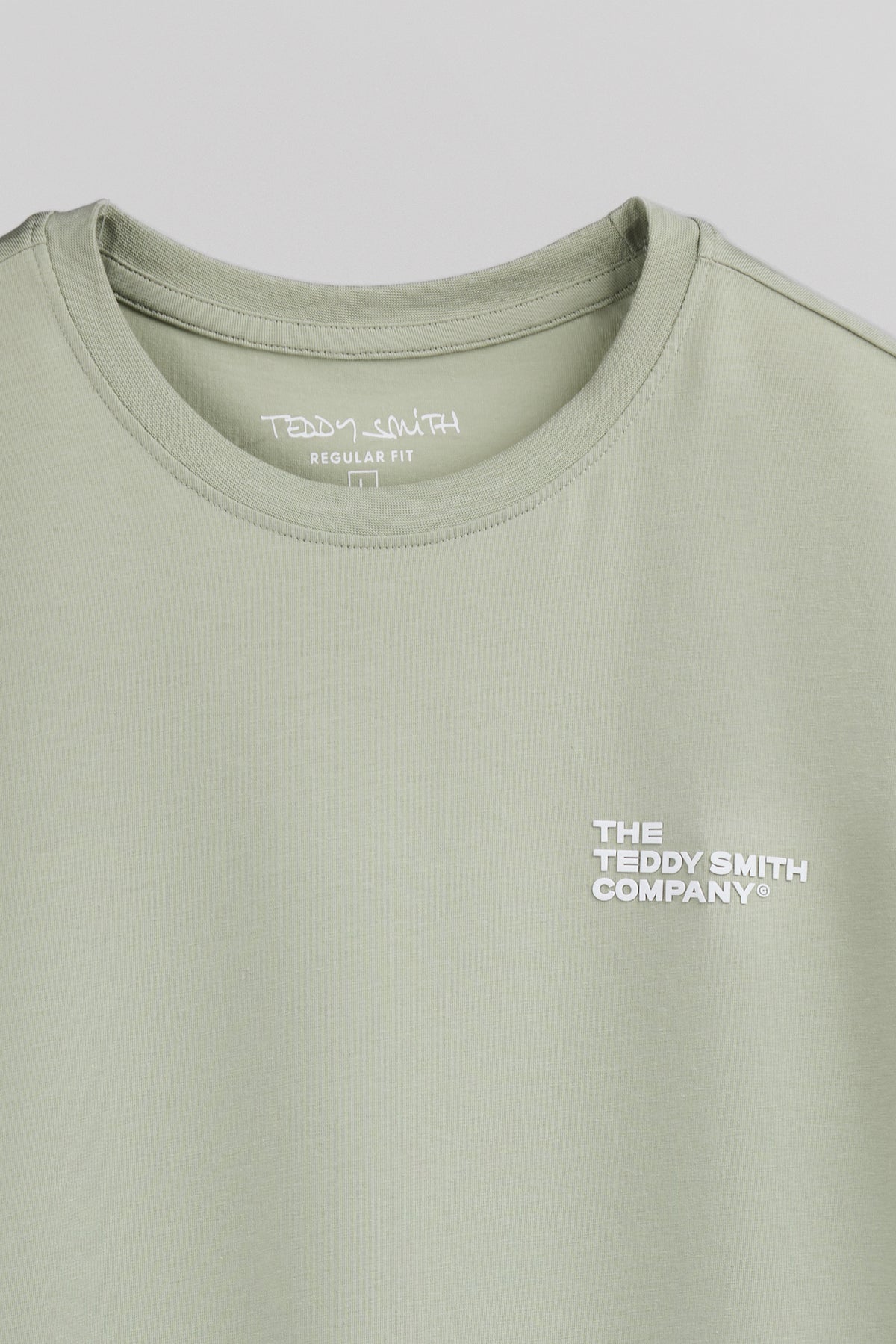 T-shirt T-COMPANY MC VERT SAUGE