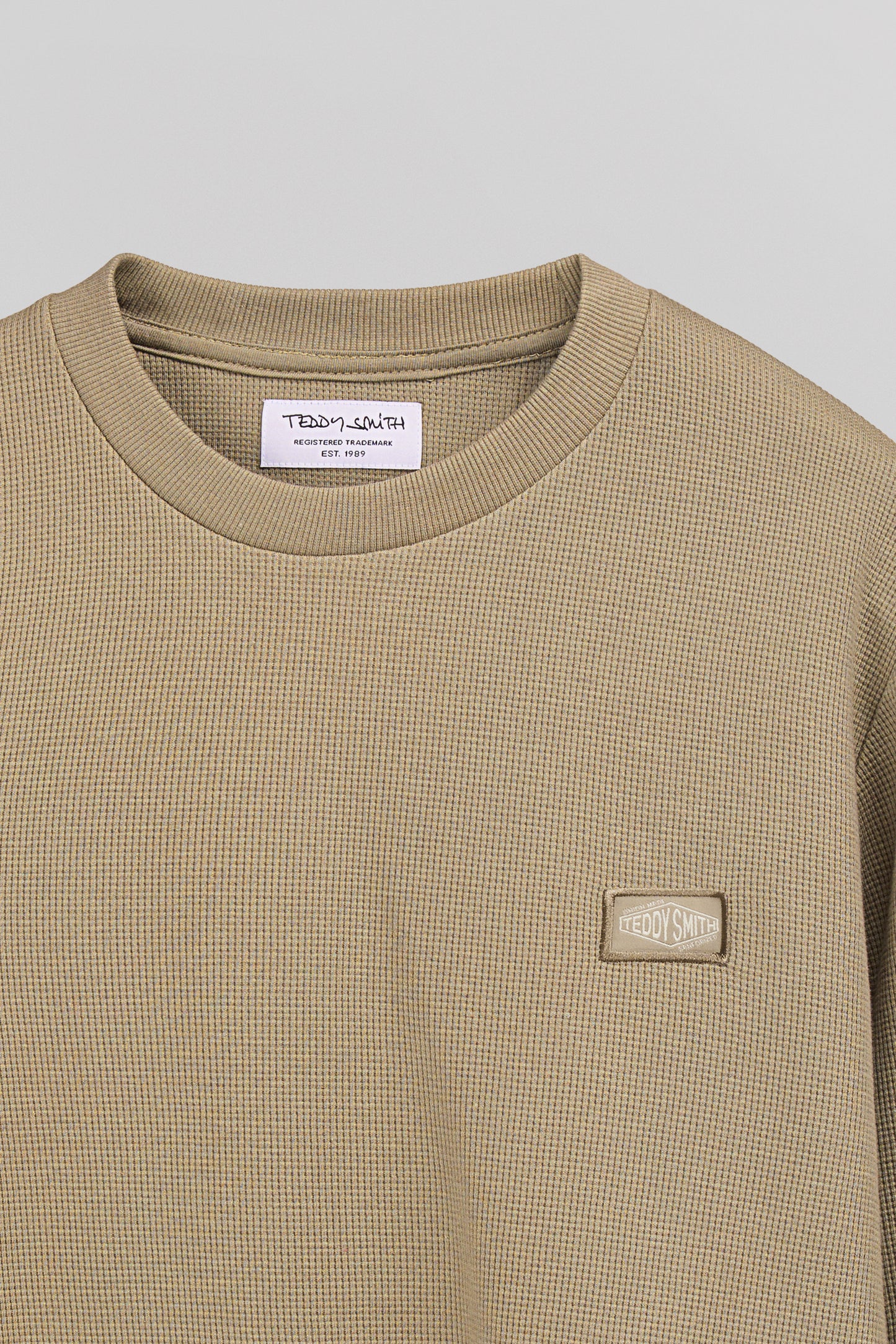 T-shirt Manches Longues T-WAFFLE ML WOLF BEIGE