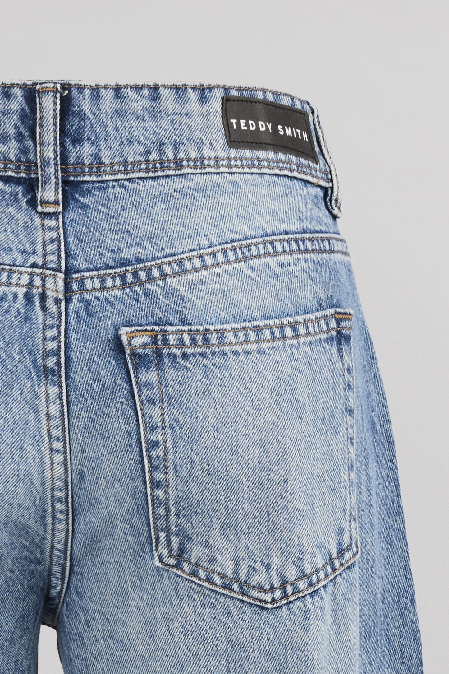 Jean fit loose P-GLADYS LOW WI FRIPP / INDIGO CLAIR