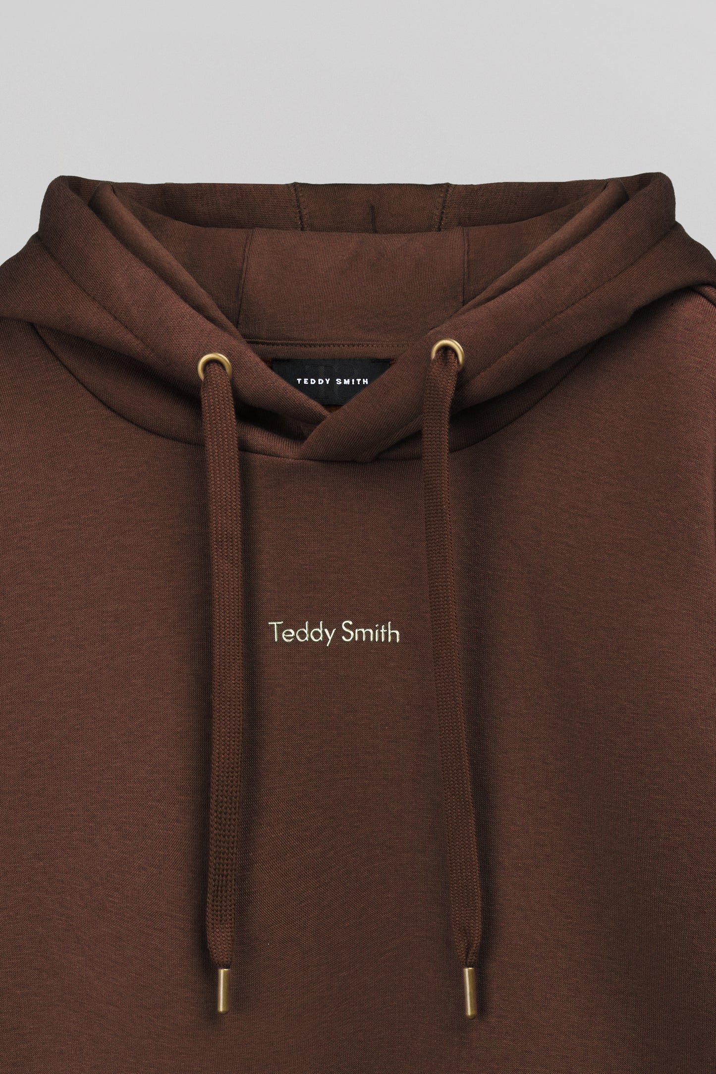 Sweat à capuche S-SOLENE HOODY CHOCOLAT