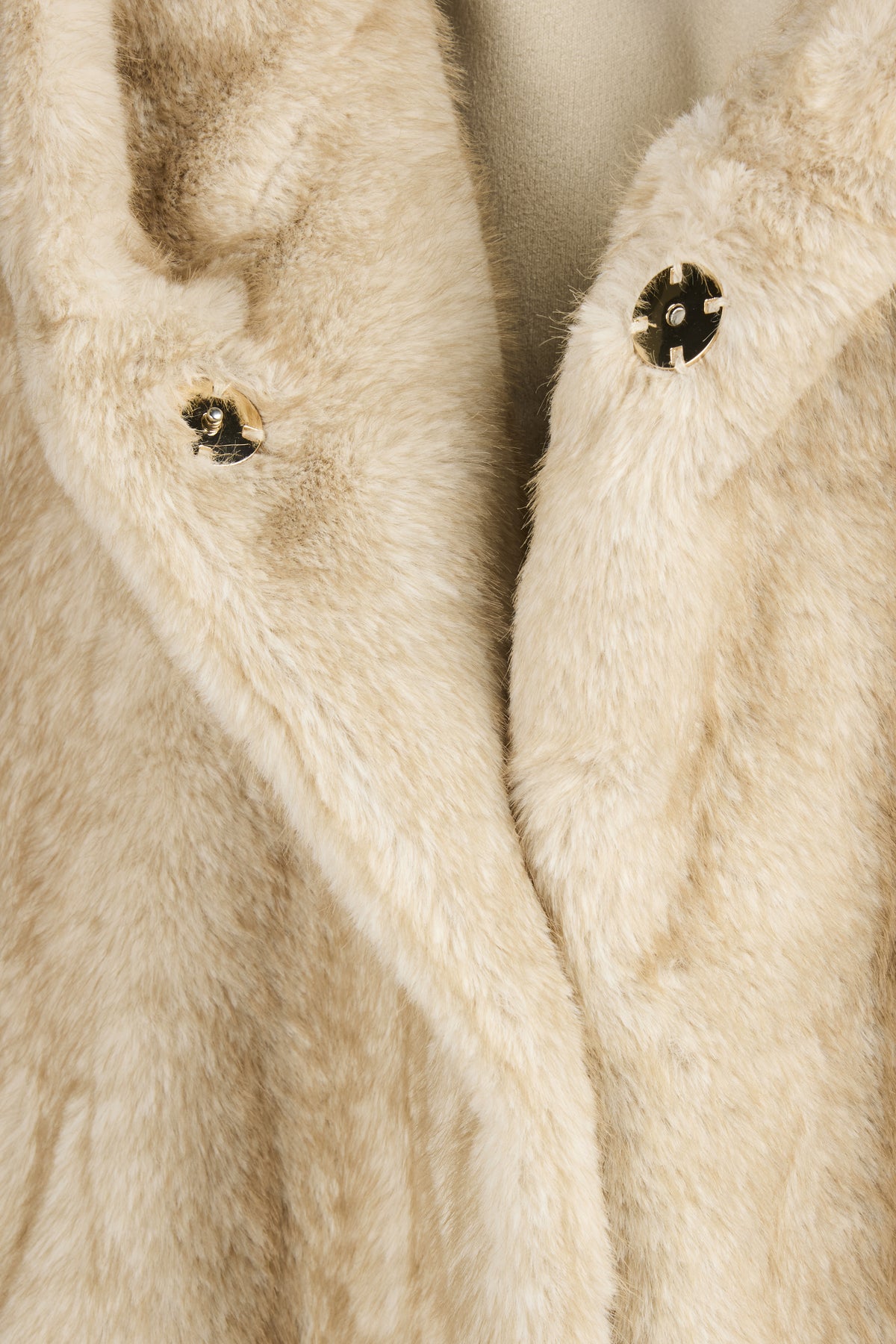 Blouson en fausse fourrure B-ANOUK WOLF BEIGE