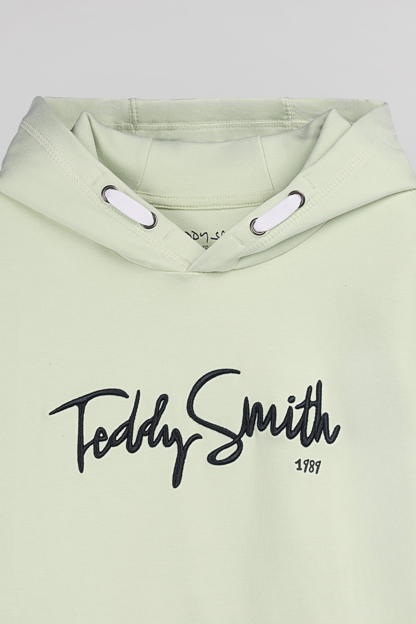 Sweat à capuche S-EVRY HOODY JR VERT NACRE