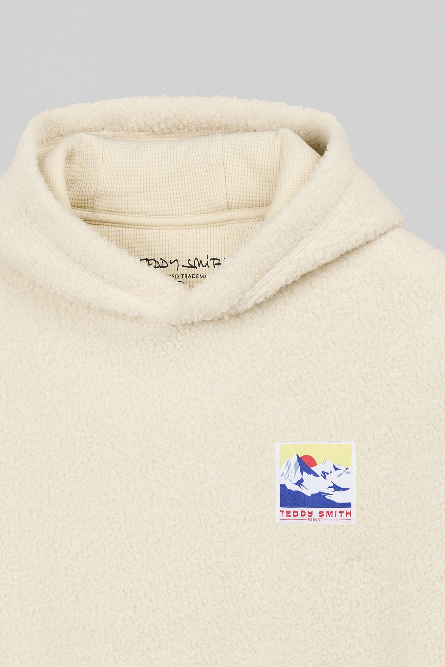 Sweat S-OFT HOODY JR CREAM