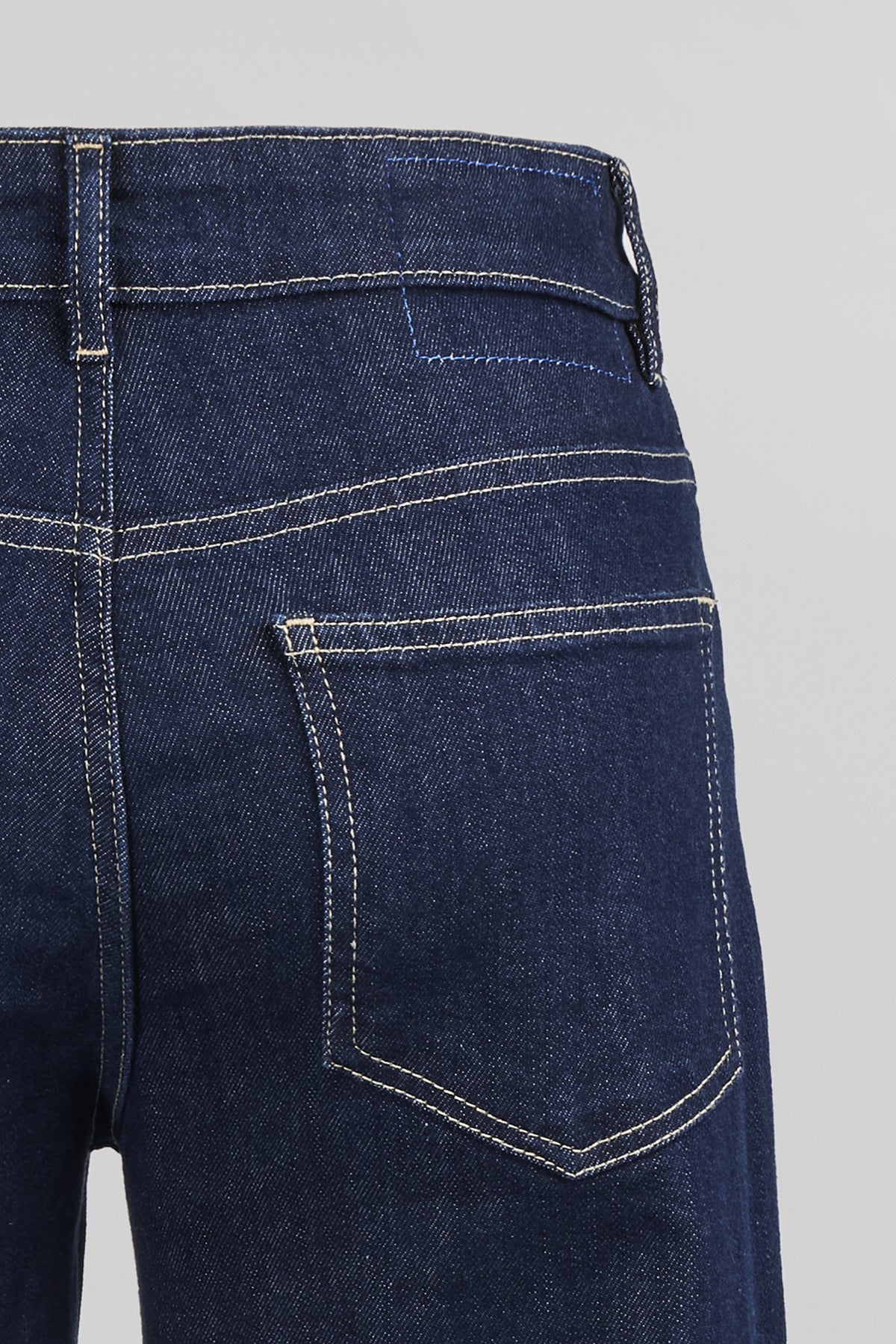 Jean bas raccourci BOYFRIEND DARK BLUE