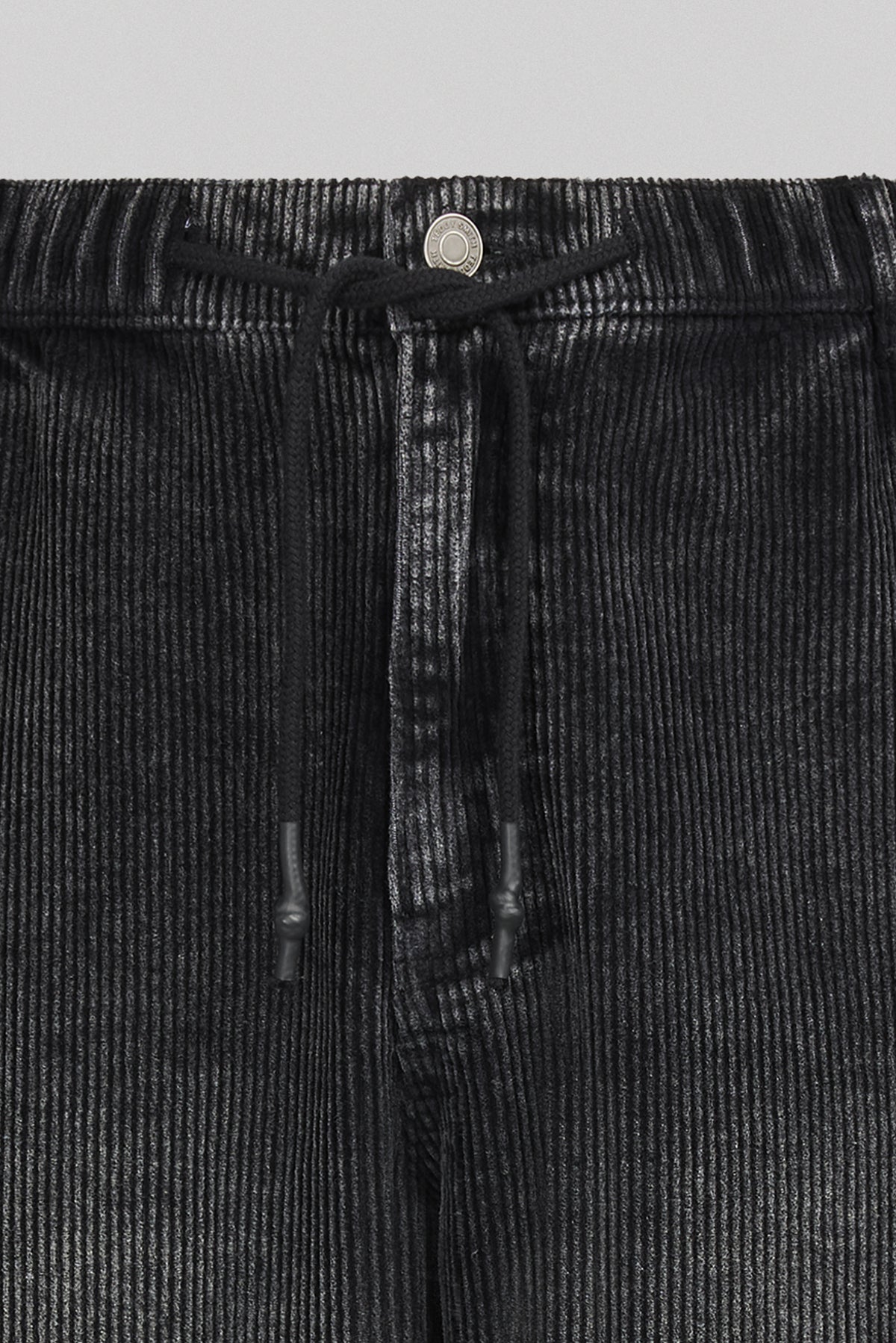 Pantalon en velours côtelé P-YORK VELVET U BLACK USED - Teddy Smith