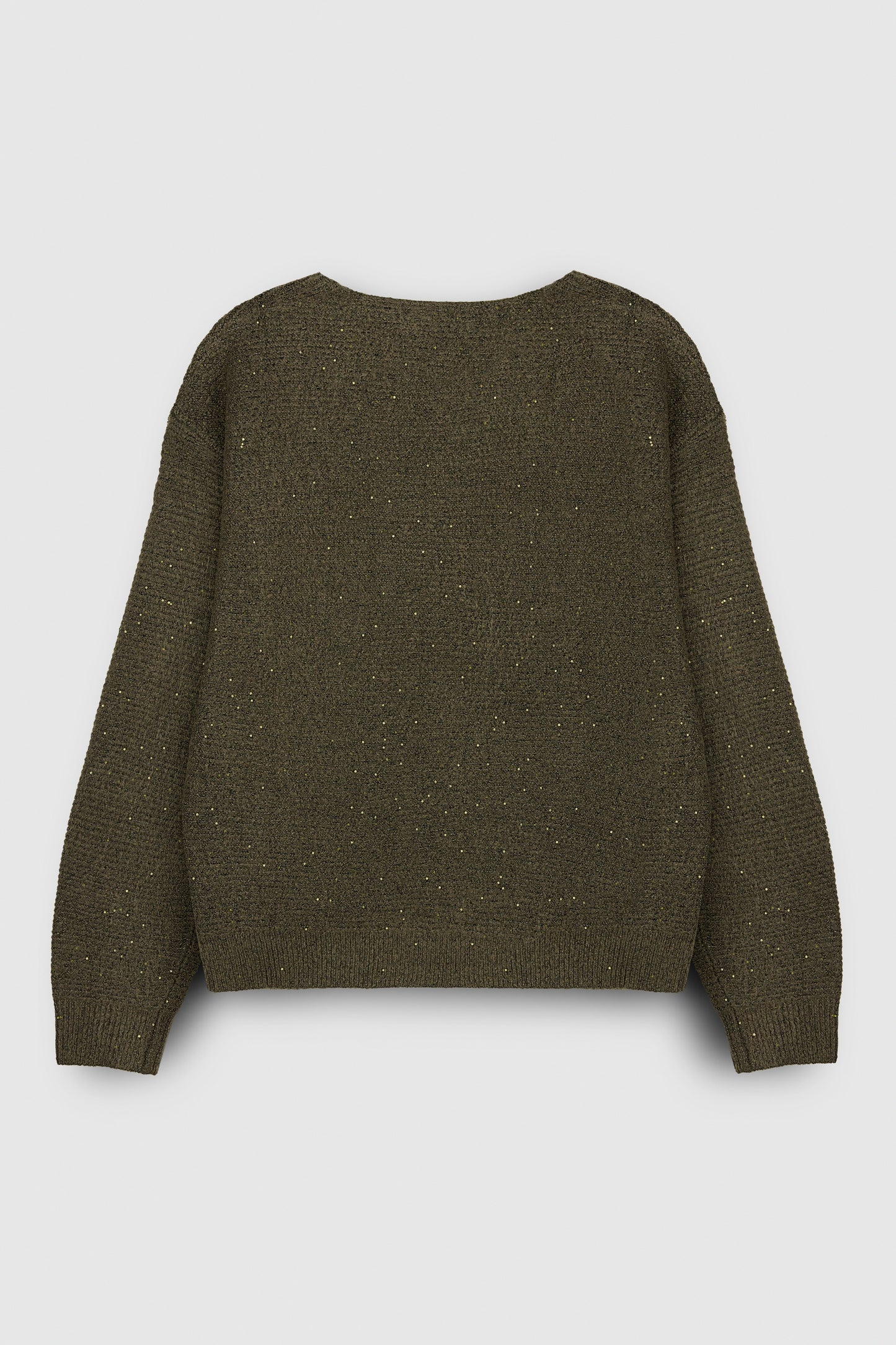 Pull col V P-RACHEL TURBULENCE KAKI