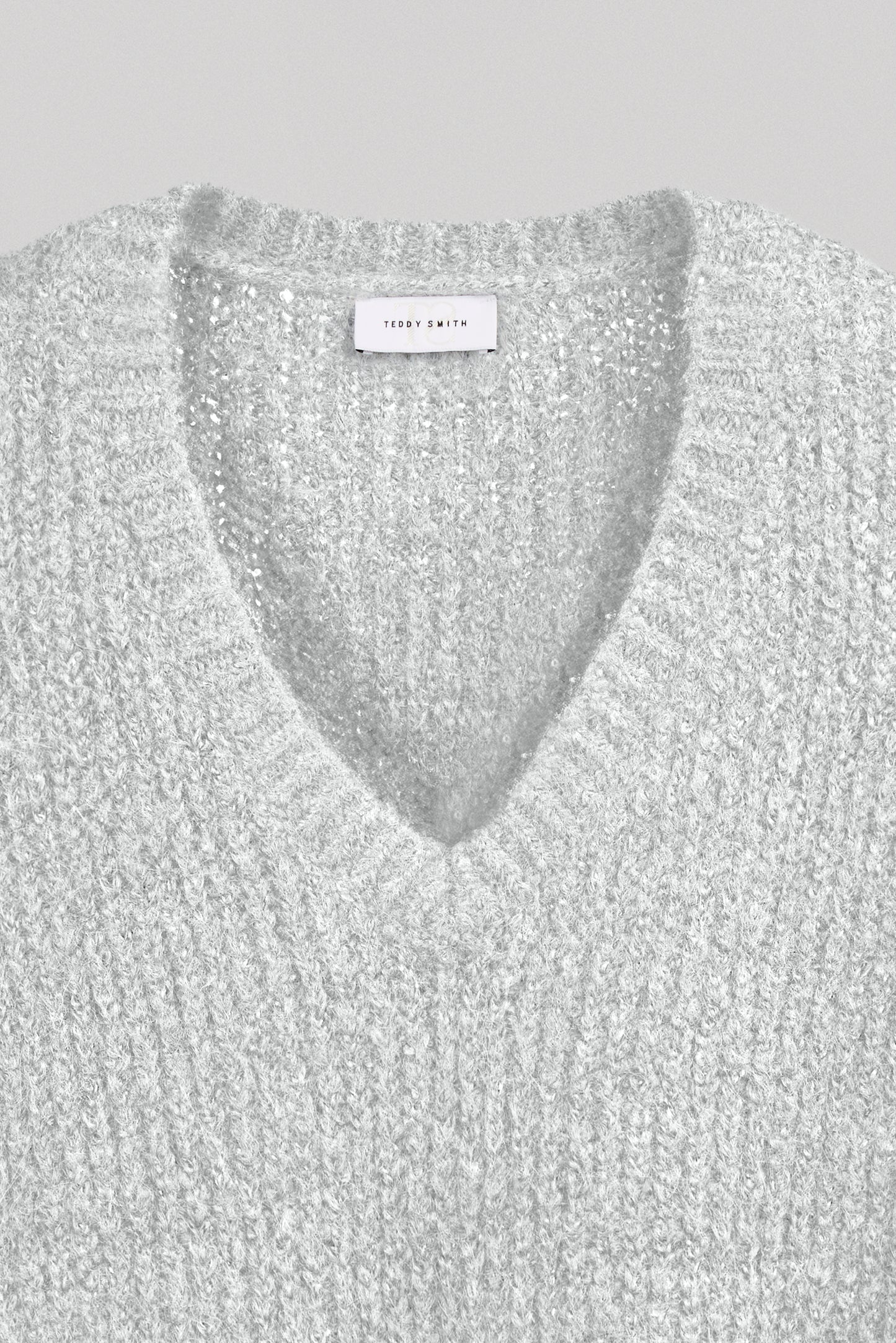 Pull sans manches P-MALIA GRIS CHINE
