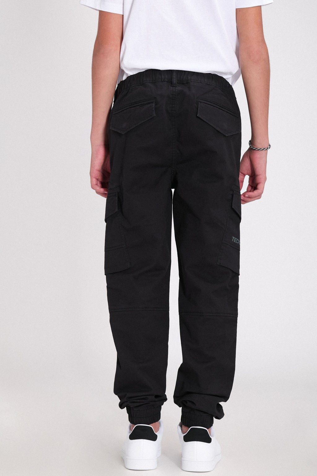 Pantalon coupe cargo bas resserré P-MURRAY CARGO CHARBON