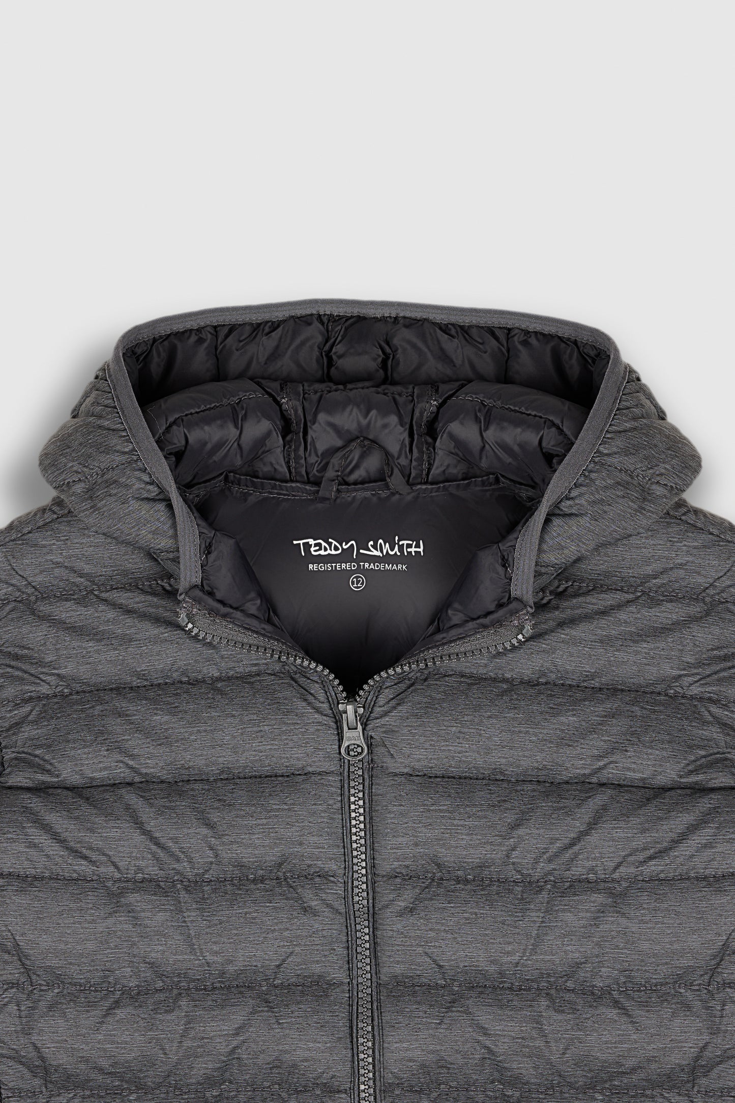 Doudoune à capuche BLIGHTER JR MELANGE BLACK