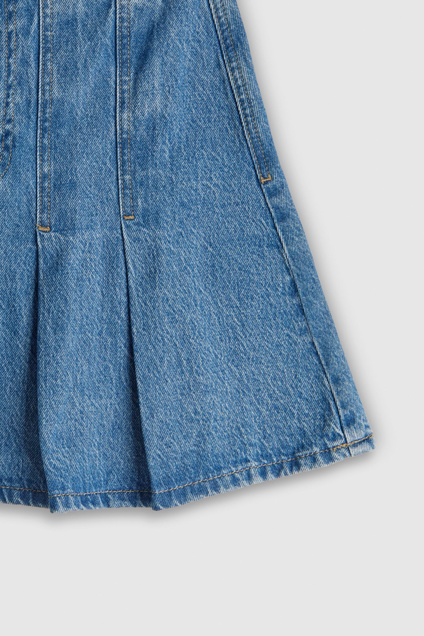 Jupe courte J-ANNE FRIPP/INDIGO CLAIR