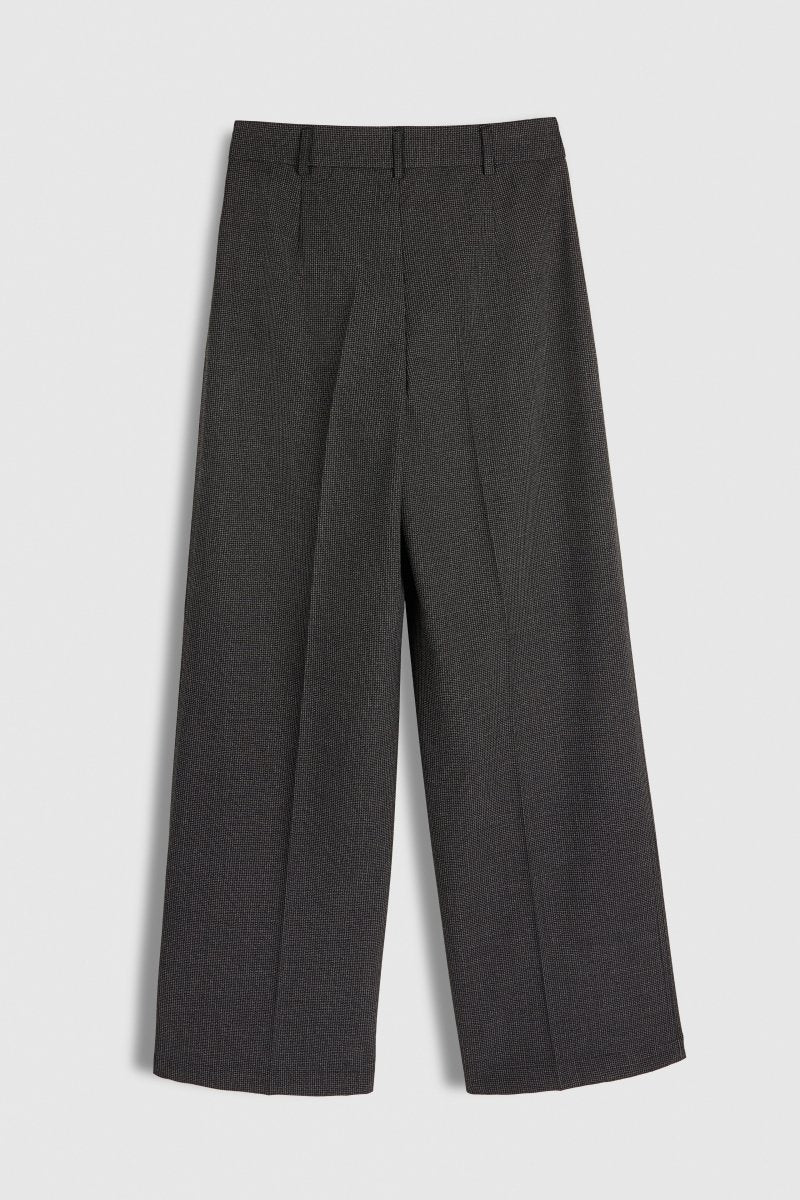 Pantalon coupe large P - COFFEE BISTRE NOIR POINTILLE - XS - Teddy Smith