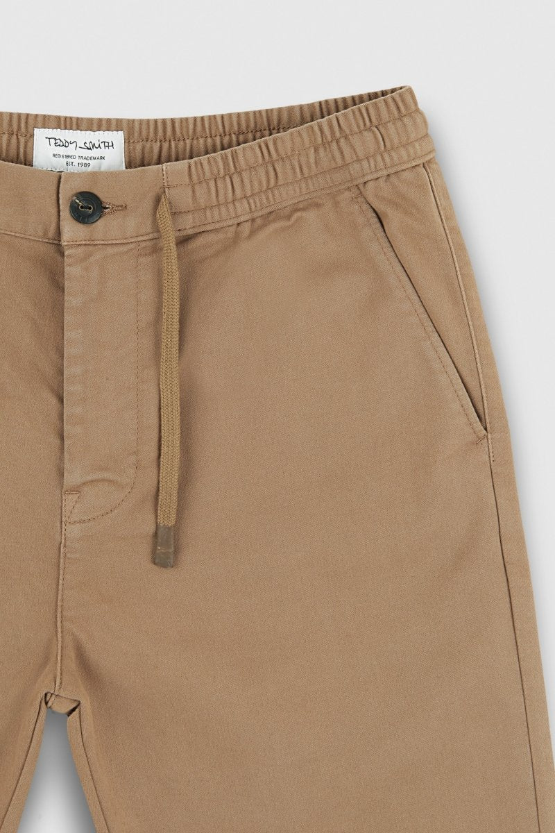 Pantalon taille élastiquée PYWAN 2 SWEAT D MOKA BEIGE - XS/26 - Teddy Smith