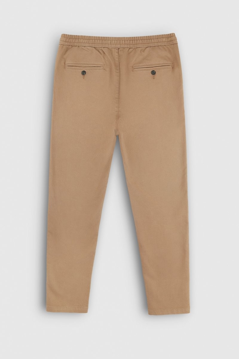 Pantalon taille élastiquée PYWAN 2 SWEAT D MOKA BEIGE - XS/26 - Teddy Smith