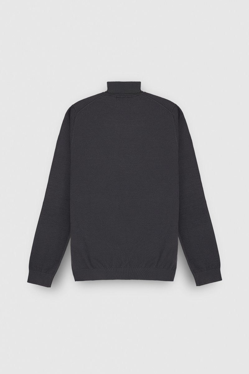 Pull col roulé P - MARICK DARK NAVY CHINE - S - Teddy Smith