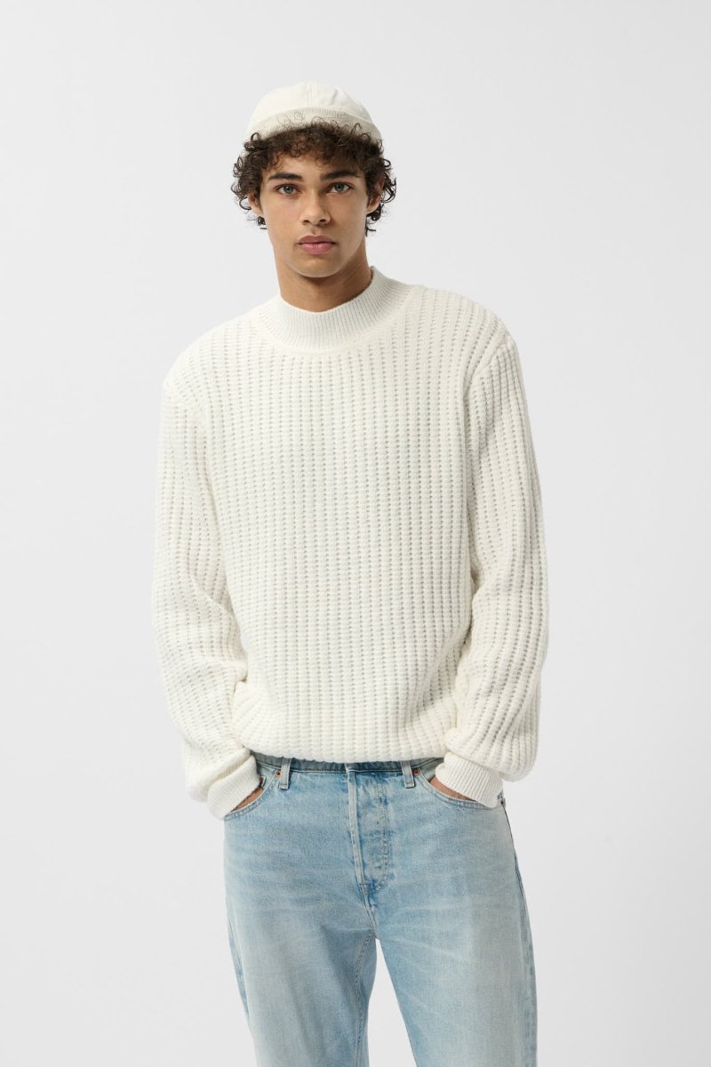 Pull P - EDUARDO MIDDLE WHITE - S - Teddy Smith