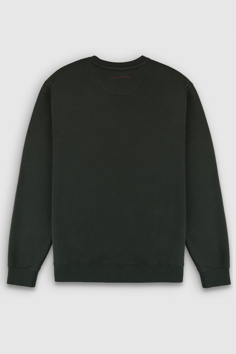 Sweat col rond S - NARK RC VERT SCARABE - S - Teddy Smith