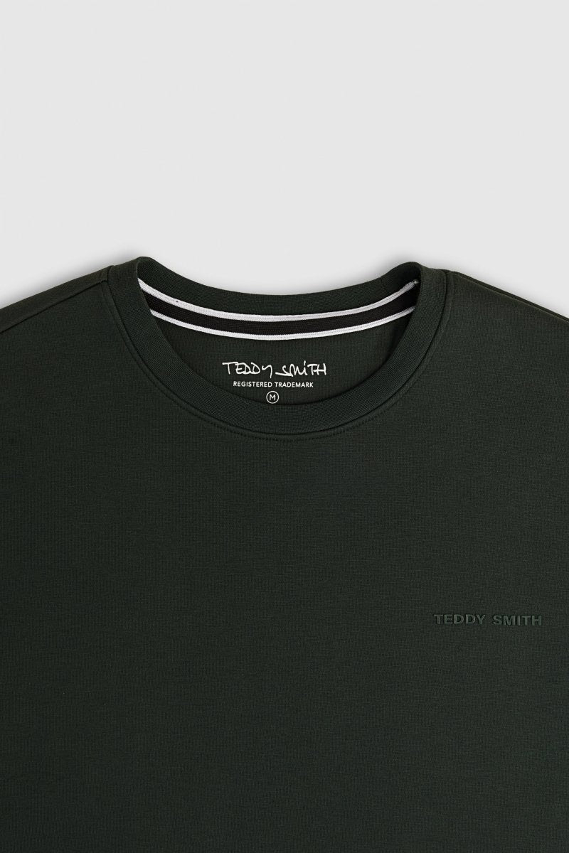 Sweat col rond S - NARK RC VERT SCARABE - S - Teddy Smith