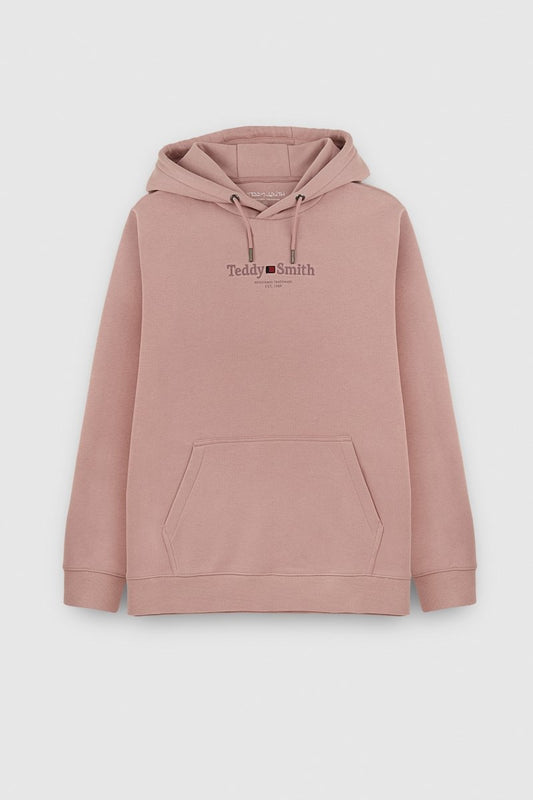 Achat Sweat S - JIM HOODY WOOD ROSE - S - Teddy Smith
