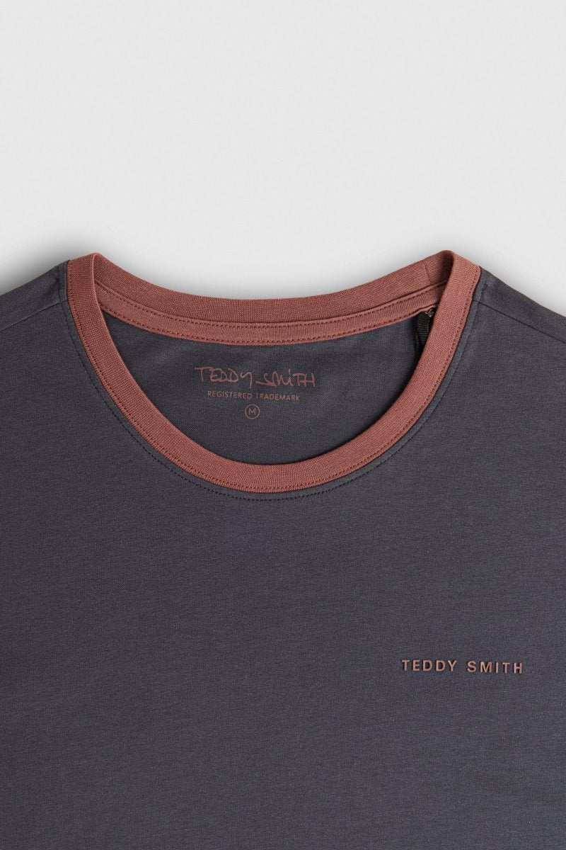 T-shirt col rond manches courtes THE TEE 2 R MC MINERAL INK - S - Teddy Smith