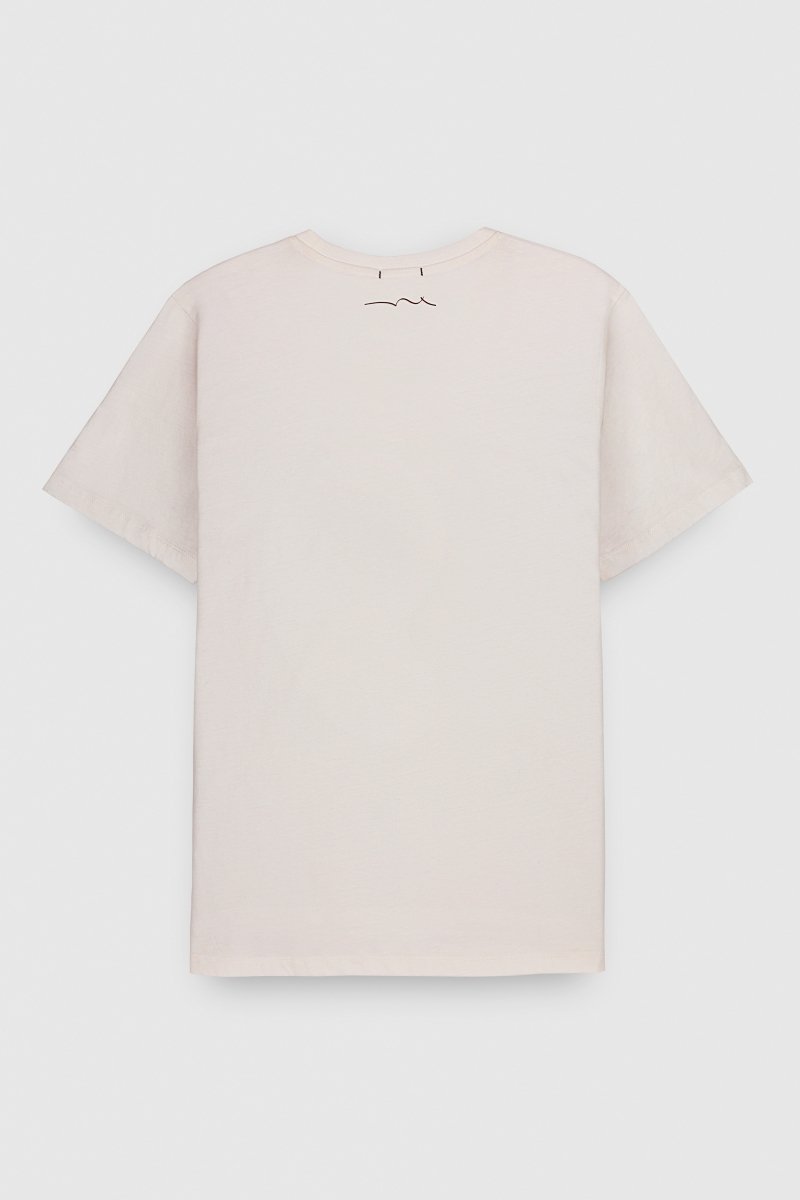 T-shirt T - MAXENS MC MIDDLE WHITE - S - Teddy Smith