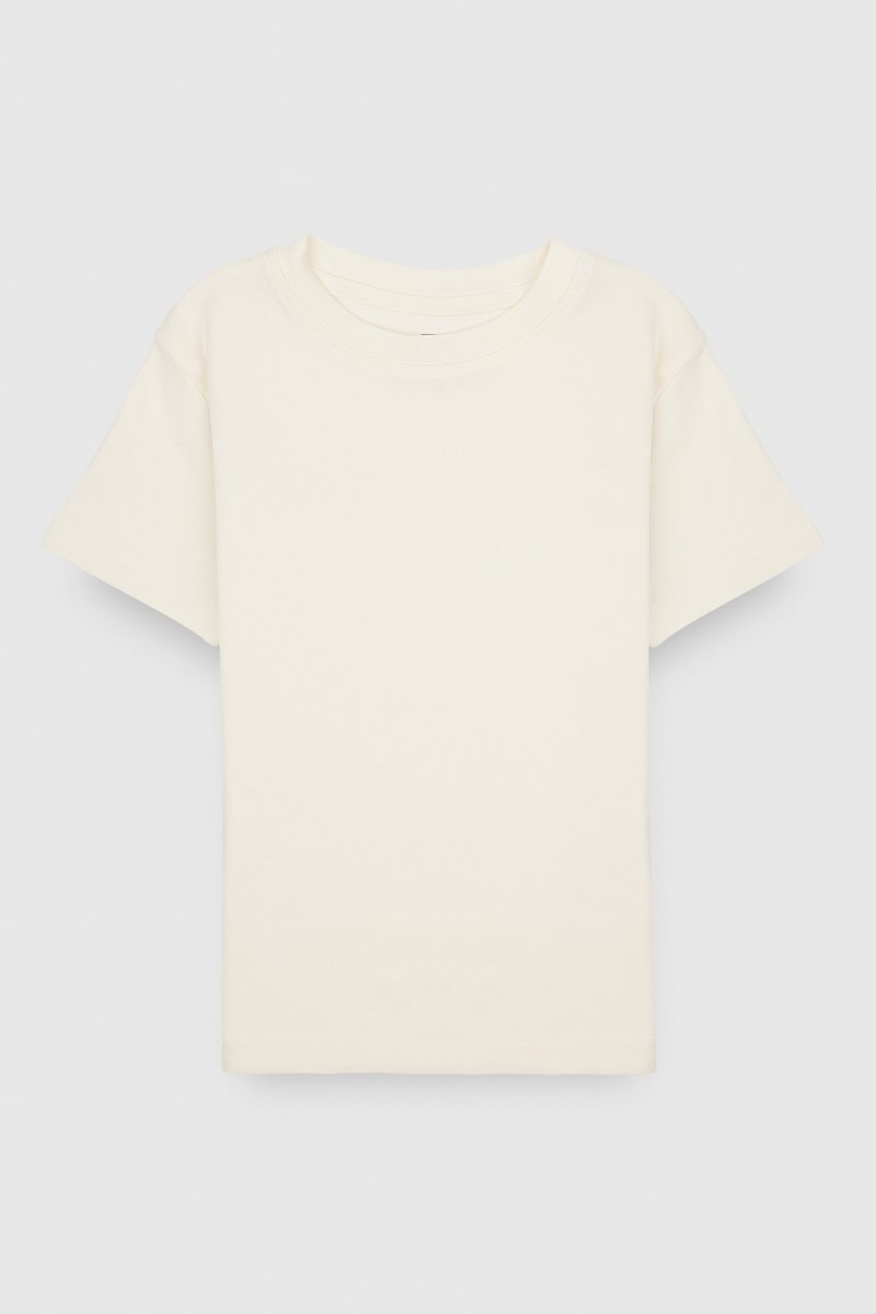 T-shirt T - RIBOU MC JR MIDDLE WHITE - 10 - Teddy Smith