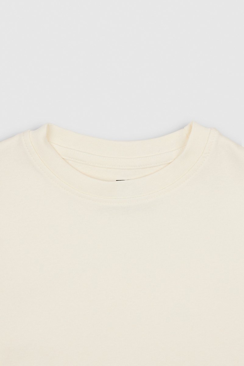 T-shirt T - RIBOU MC JR MIDDLE WHITE - 10 - Teddy Smith