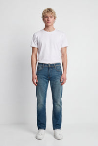 Jean droit REG L32 GRIS BLEU