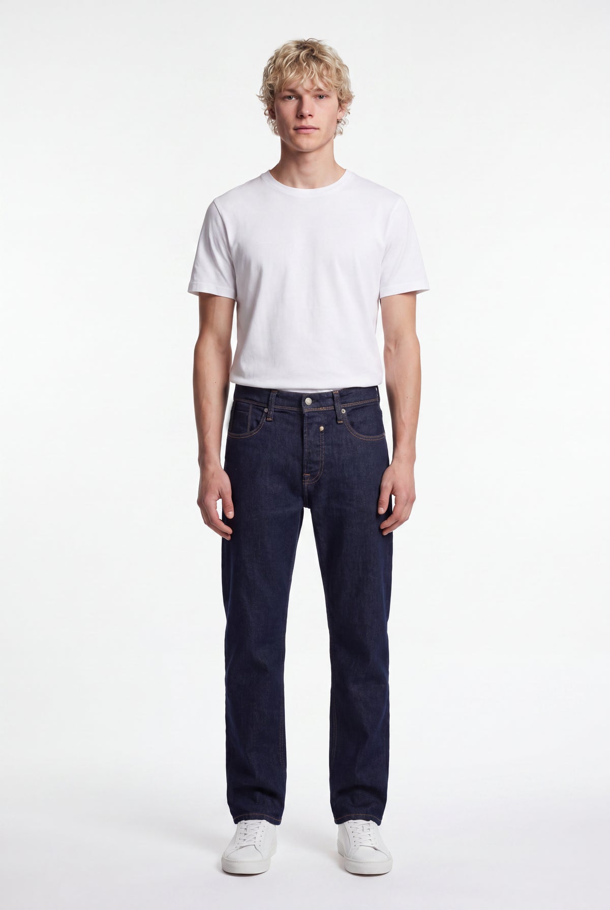 Jean droit REG L32 DARK BLUE