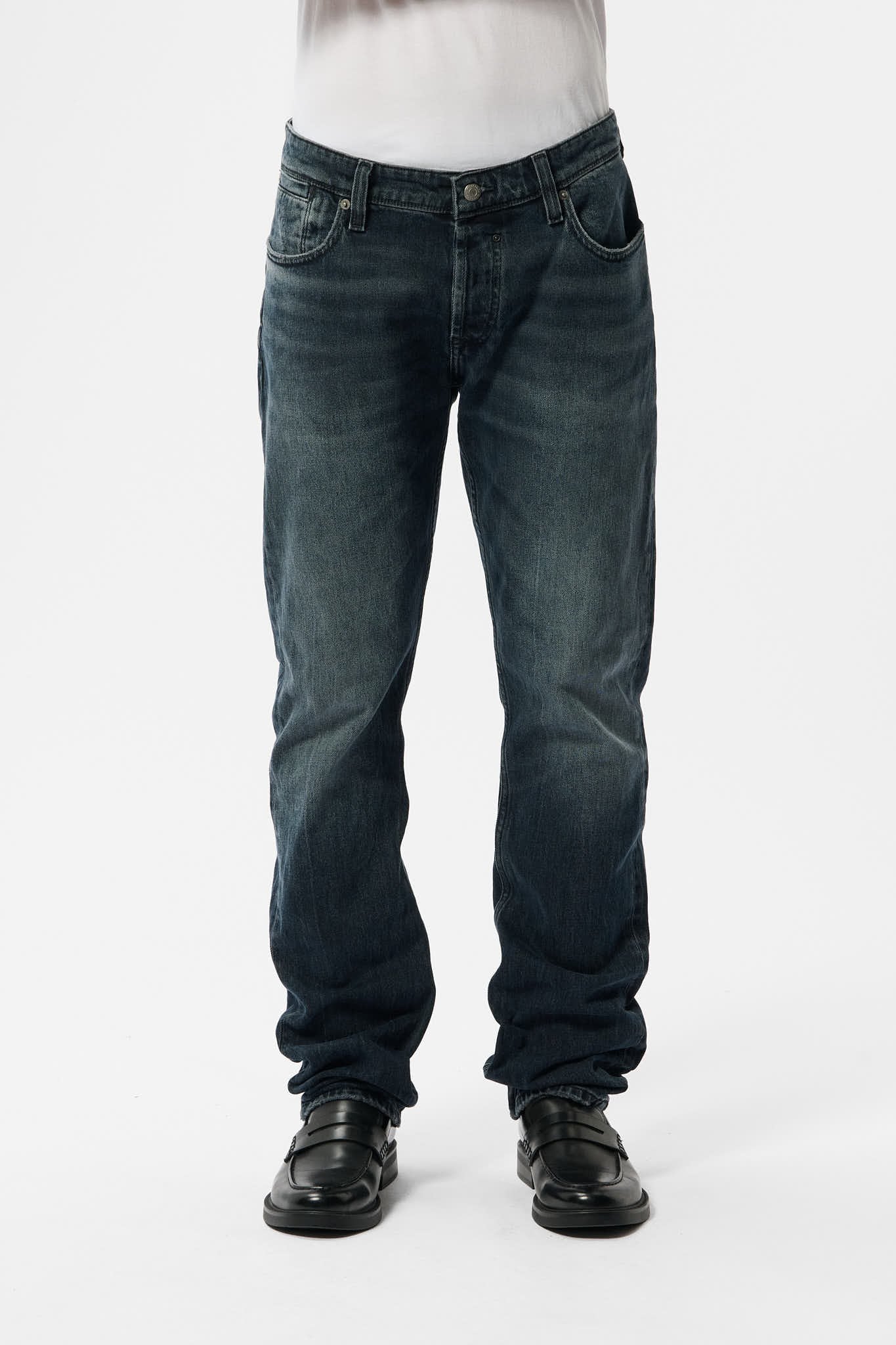 Jean coupe droite REG longueur 34 BLUE BLACK