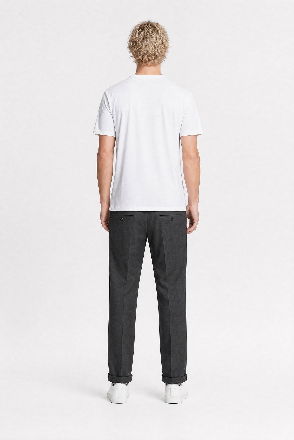 Pantalon PYWAN 17 MIXED MELANGE BLACK