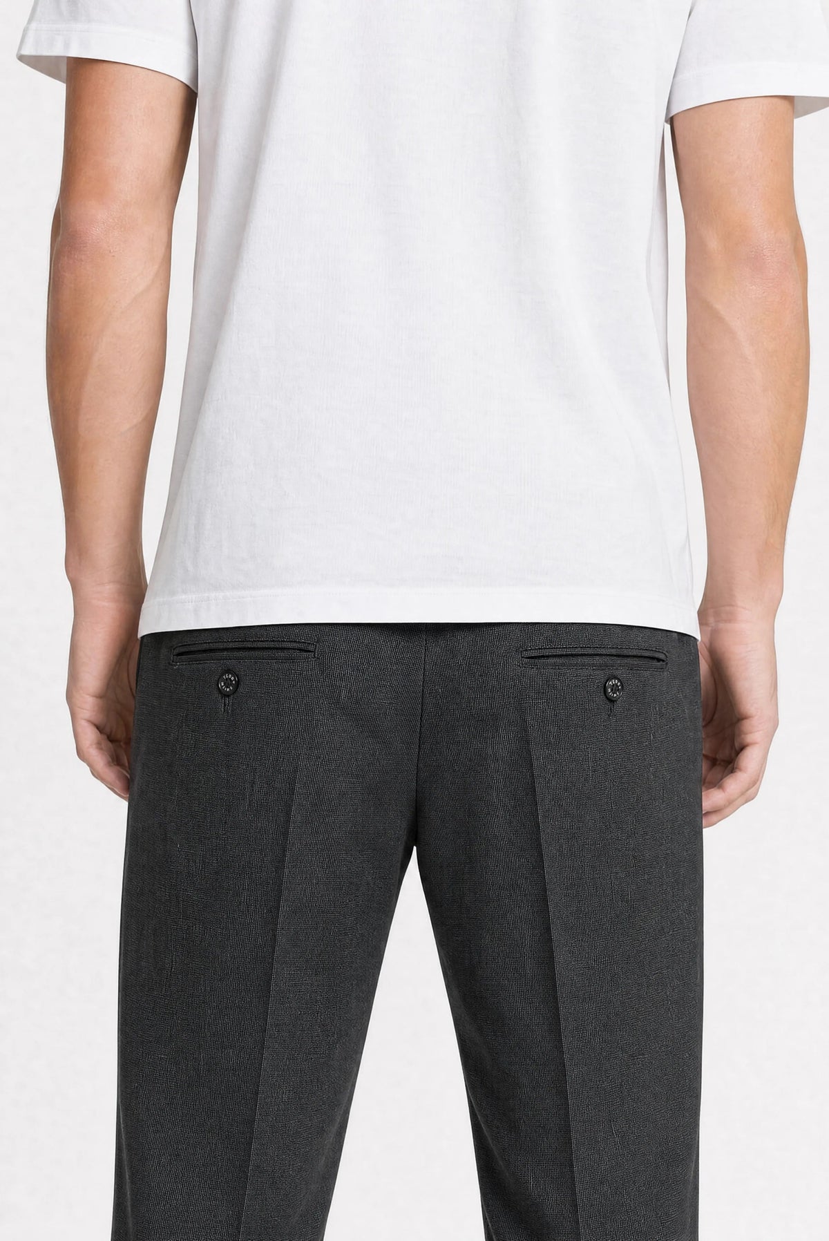 Pantalon PYWAN 17 MIXED MELANGE BLACK