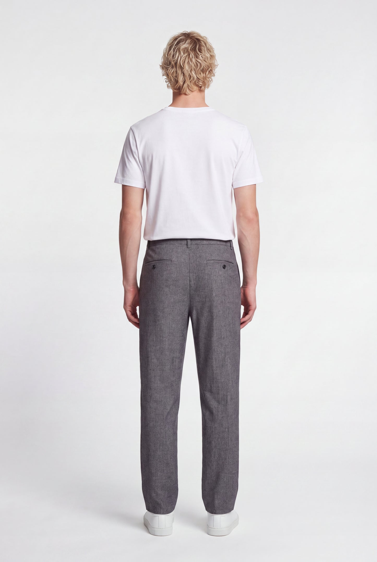 Pantalon P-FELIX MELANGE BLACK
