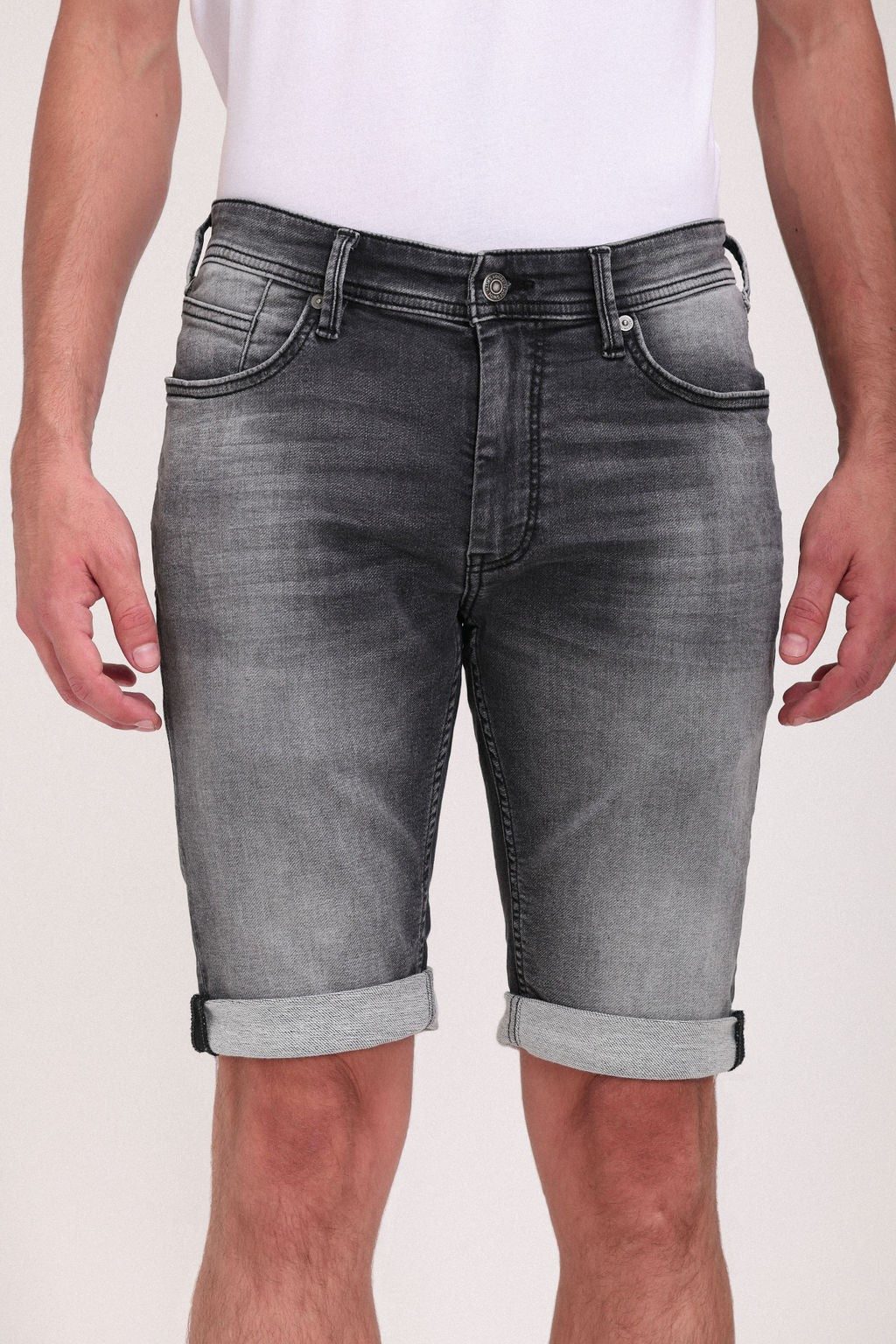 Bermuda denim coupe 5 poches SCOTTY 3 REG DEEP GREY