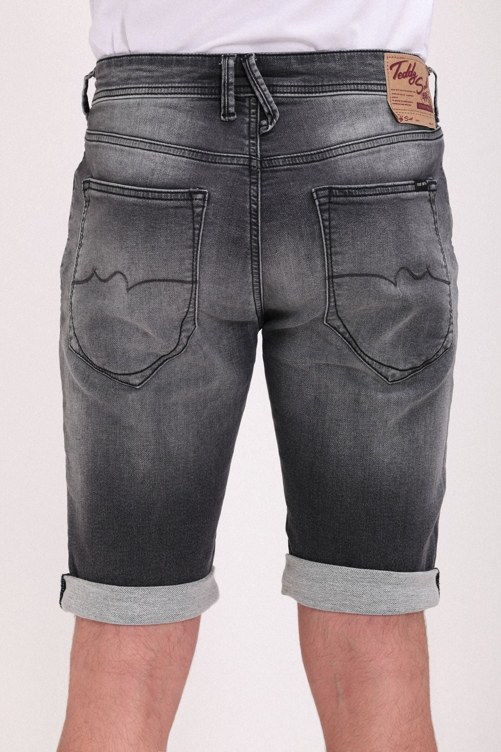 Bermuda denim coupe 5 poches SCOTTY 3 REG DEEP GREY