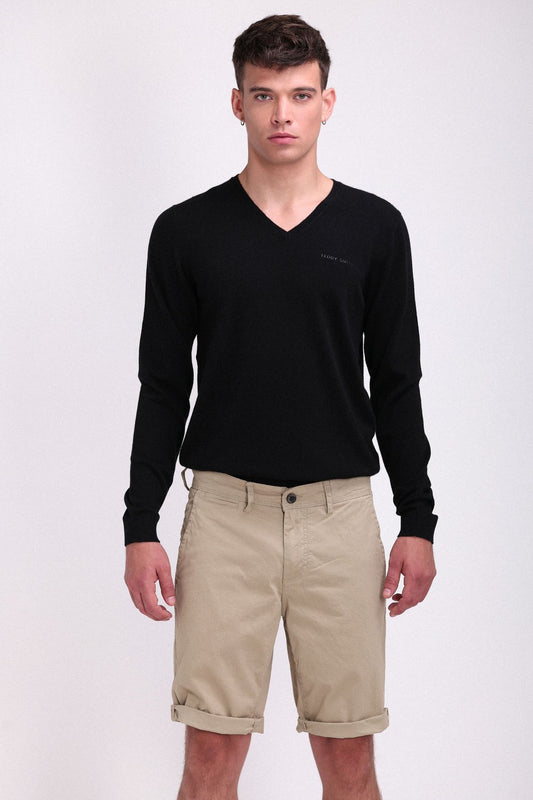 Achat Bermuda coupe chino SHORT CHINO BEIGE
