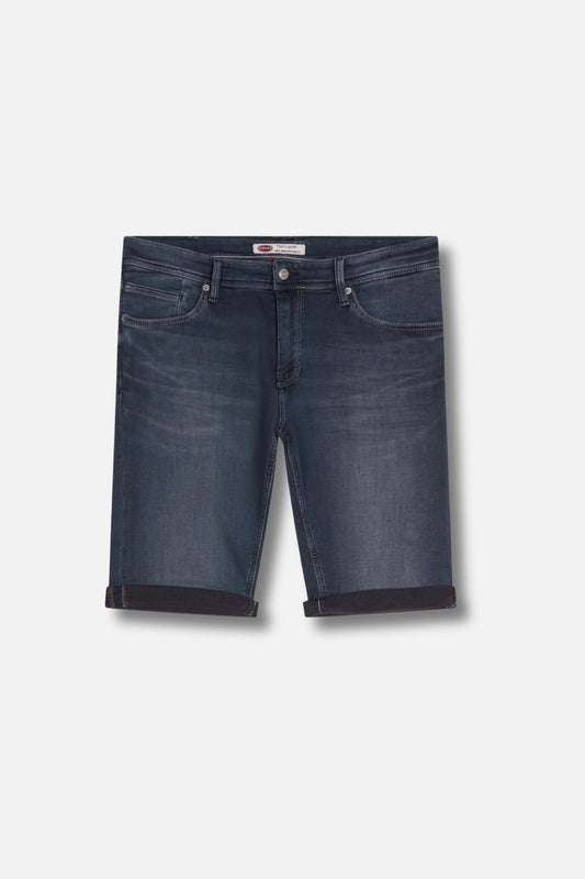 Achat Bermuda denim coupe 5 poches SCOTTY 3 REG BLUE BLACK