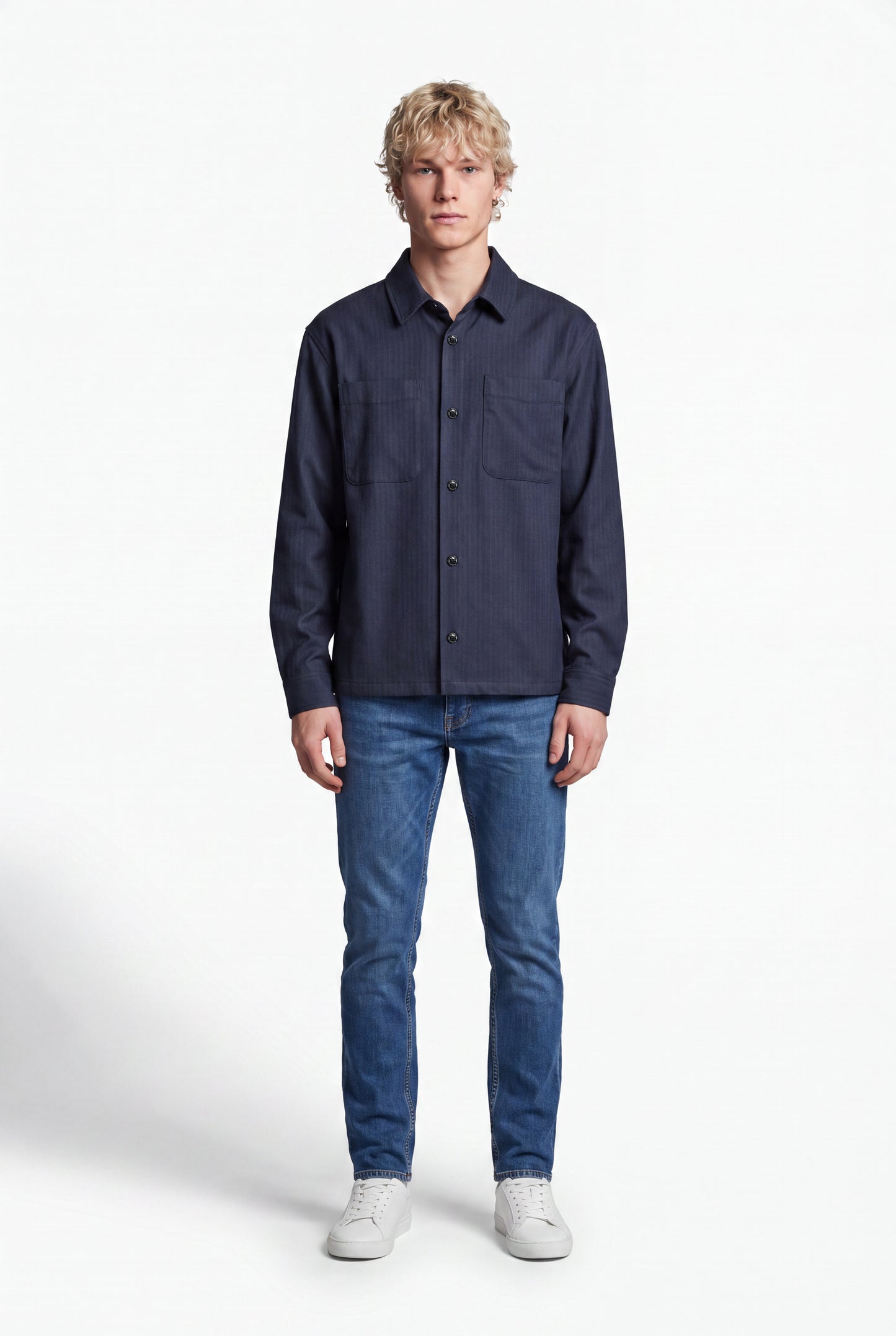 Chemise C-FELIX ML DARK NAVY