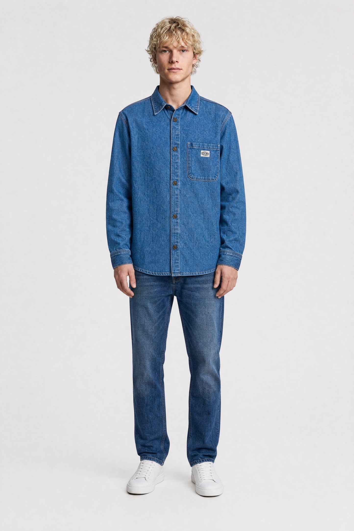 Chemise denim C-GRANT ML VINTAGE/INDIGO