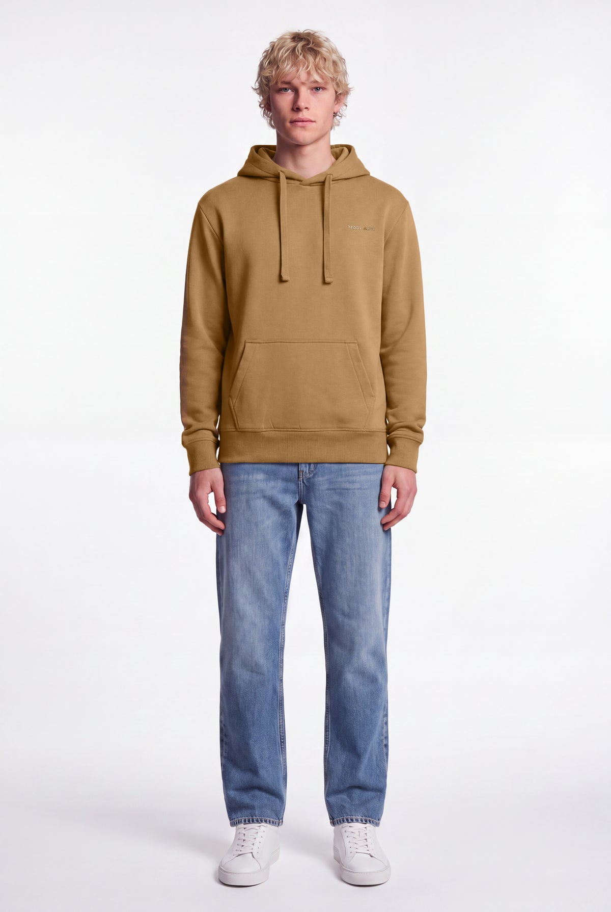 Sweat à capuche S-NARK HOODY NOISETTE - Teddy Smith