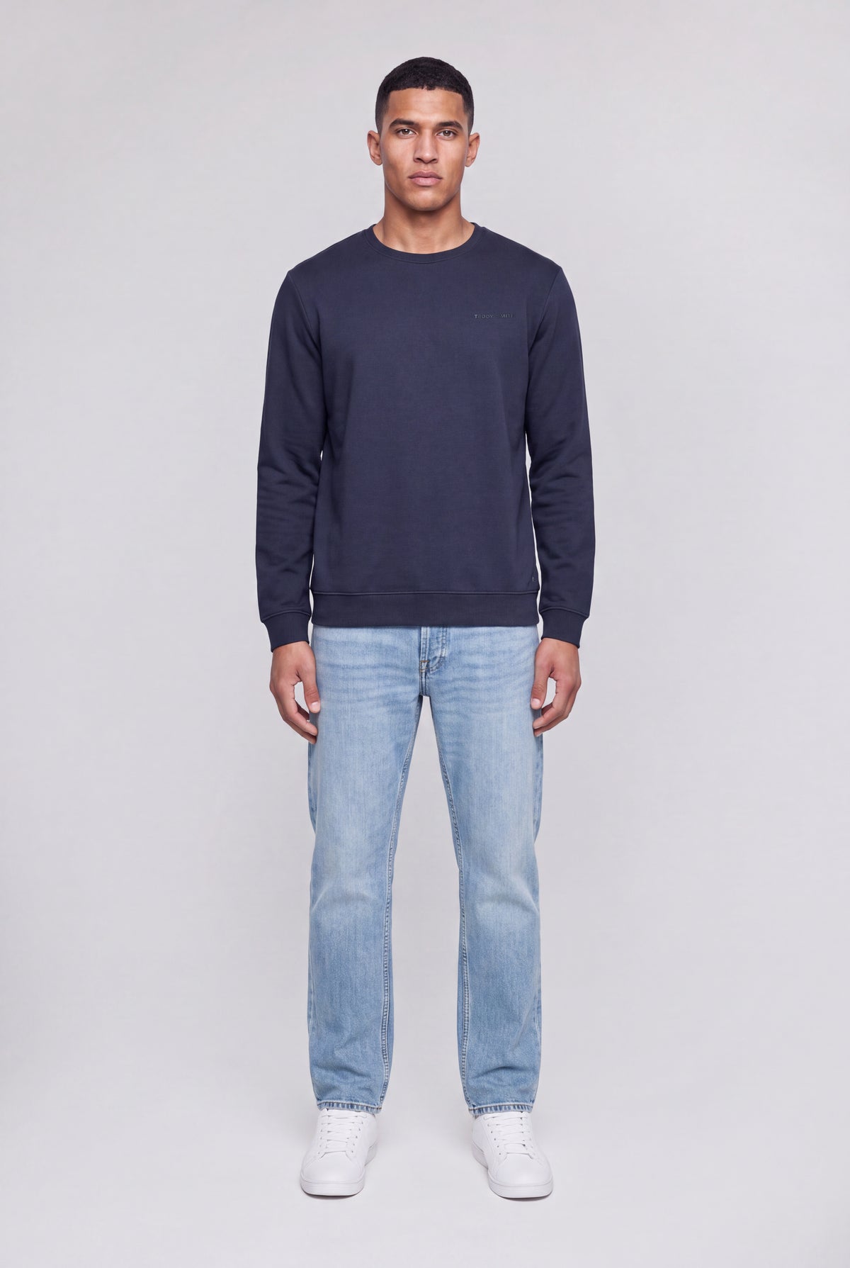 Sweat col rond S-NARK RC TOTAL NAVY - Teddy Smith
