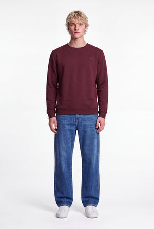 Sweat col rond S-NARK RC BORDEAUX FONCE - Teddy Smith