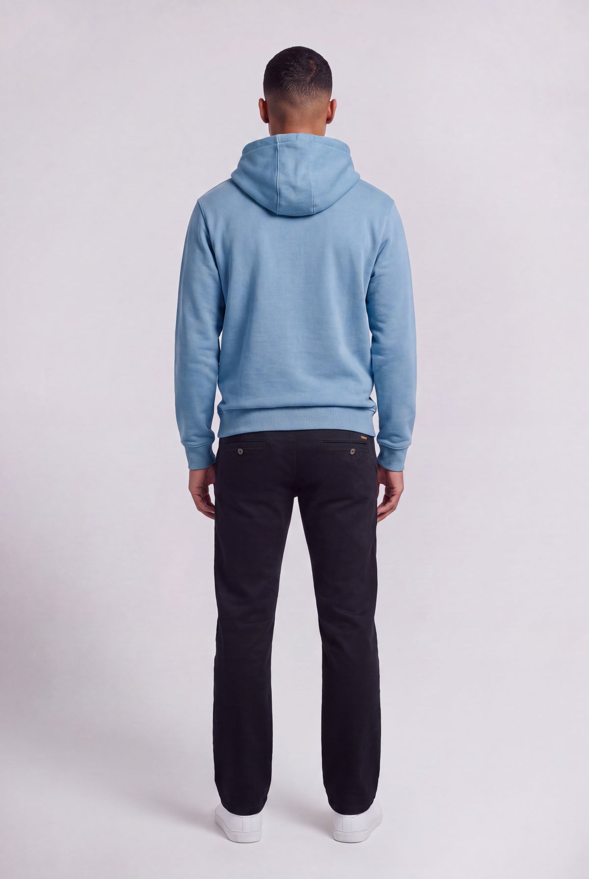 Sweat à capuche S-JIM HOODY BLEU MINERAL - Teddy Smith