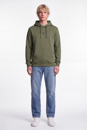 Sweat à capuche S-JIM HOODY DUSTY KAKI