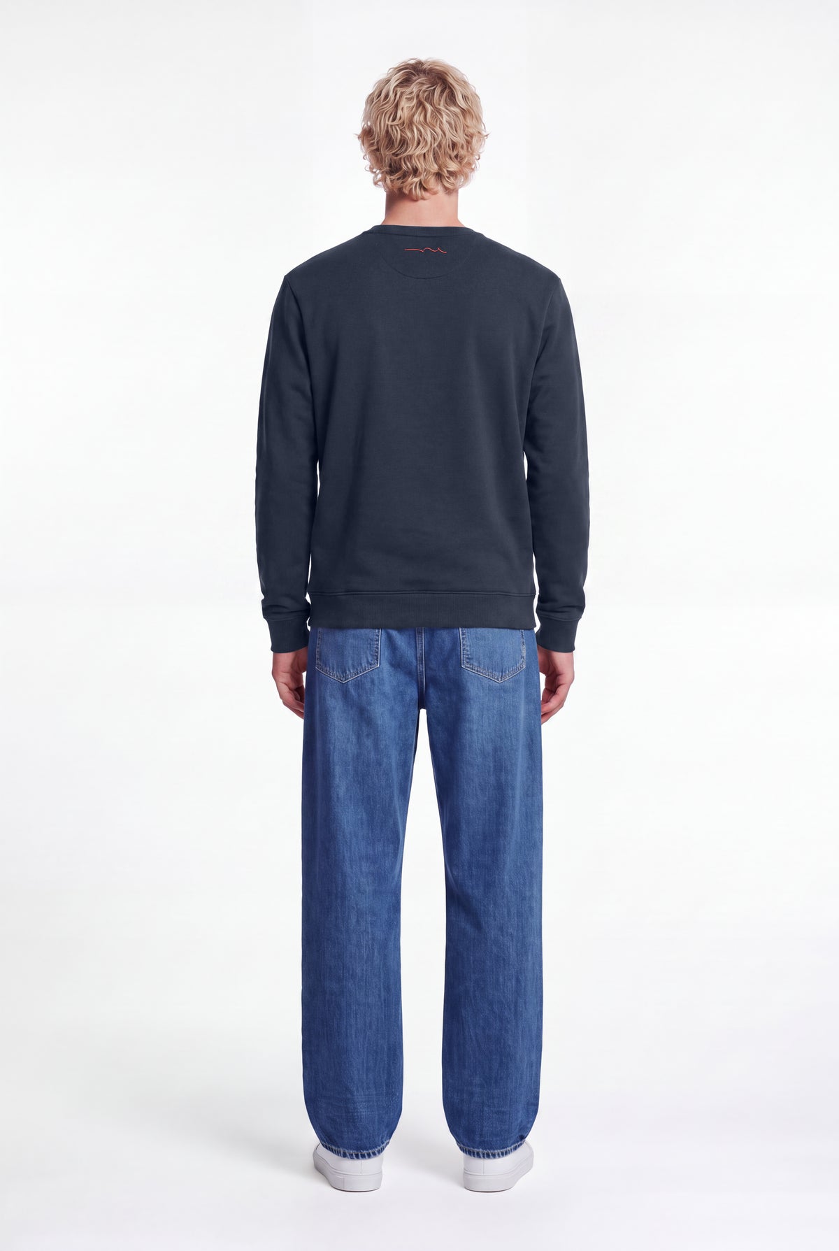 Sweat ras-du-cou S-JIM RC TOTAL NAVY - Teddy Smith