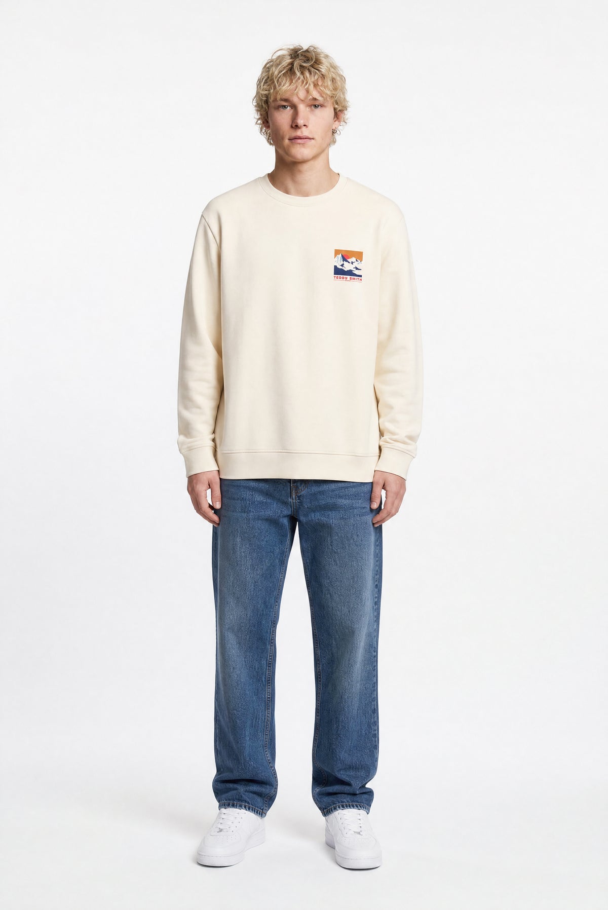 Sweat S-MOUNTAIN RC CREAM - Teddy Smith