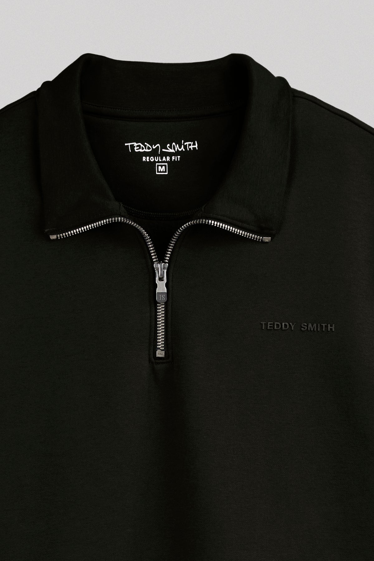 Sweat col camionneur S-LOAN NOIR - Teddy Smith