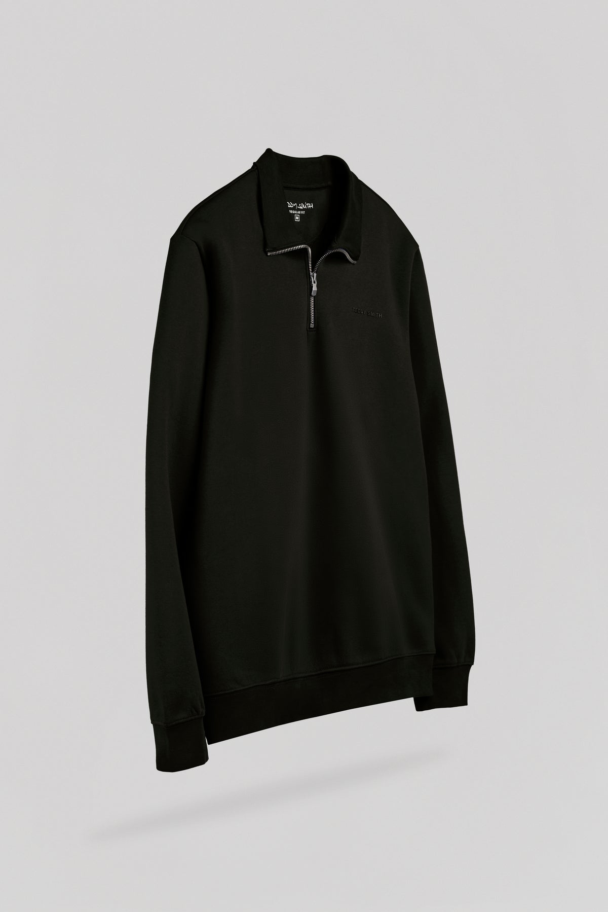 Sweat col camionneur S-LOAN NOIR - Teddy Smith