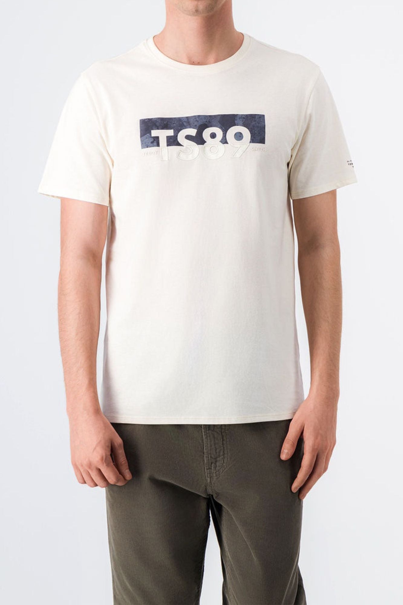 T-shirt col rond T-EZIO 2 CREAM