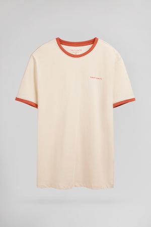 T-shirt en coton THE TEE 2 R MC CREAM - Teddy Smith