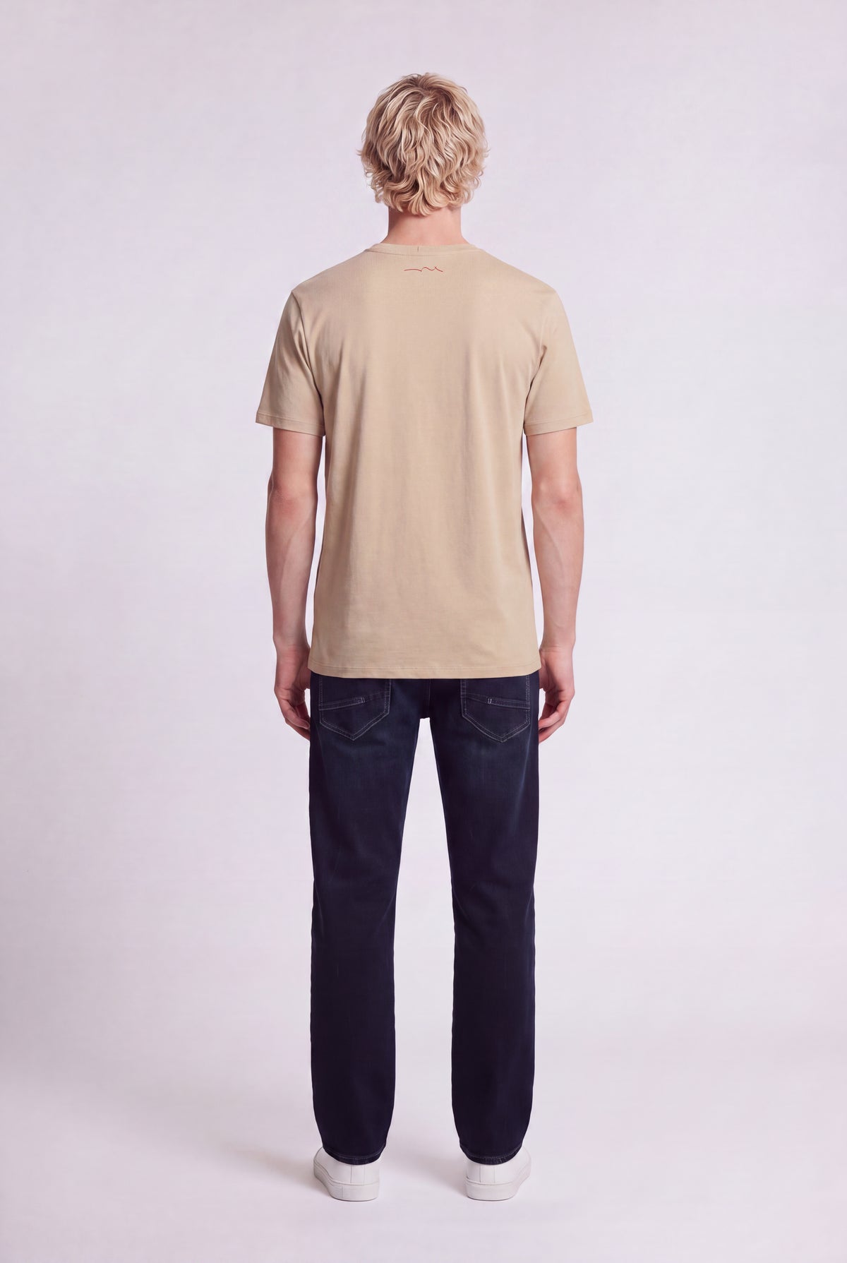 T-shirt col rond T-SOY 2 MC BEIGE - Teddy Smith